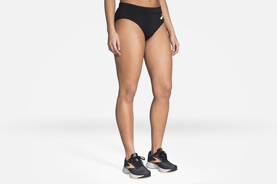 Brooks Elite Women Apparel & Running Briefs Black WTN543982